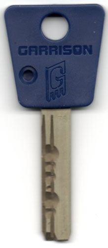 MUL-T-LOCK Garrison Key Coined (plastic) (EACH)