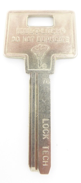 MUL-T-LOCK Garrison Key Coined (all Steel) (EACH)