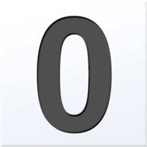 Numeral No 0 20mm SAA (EACH)