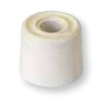 MAP HARDWARE Door Stop Floor Mount 27mm White Rubber (EACH)