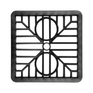Gulley Grid Square 150mm Black (EACH)