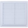 White 225 x 225mm Louvre Vent (EACH)