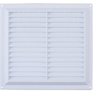 White 225 x 225mm Louvre Vent (EACH)
