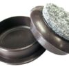 FELT GARD 9371 Feltguard Castor Cups (4) 44mm Brown (PK 4)