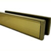 MAP HARDWARE Telescopic Letter Plate 272mm Gold (EACH)