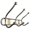 Hookrail 3 Hat & Coat Hooks SN (EACH)