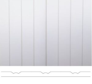 MDF Long Beaded M/R (White) 2440x1220x9mm (EACH)