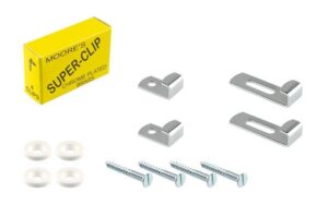 Mirror Super Clip (Set 4) 6mm Brass CP (SET)