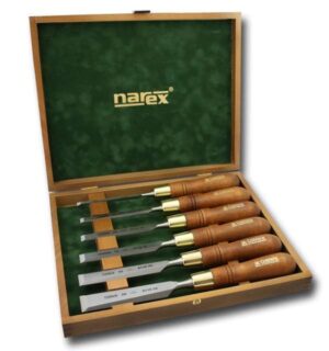 NAREX Chisel Set Premium Bevel Edge 6 Piece (SET)