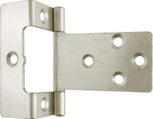 Flush Hinge 50mm Cranked 16mm Zinc Plated (HINGE)