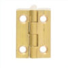 Solid Drawn Brass Butt Hinge 25x16x1.3mm Br (HINGE)