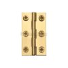 HERITAGE BRASS HG99-115-PB Solid Drawn Brass Butt Hinge 50x28x1.3mm PB (HINGE)