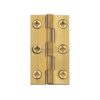 HERITAGE BRASS HG99-120-NB Solid Drawn Brass Butt Hinge 63x35x1.4mm Br (HINGE)