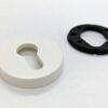 NORMBAU 0247.32 Escutcheon Euro Profile (52x9) White (EACH)