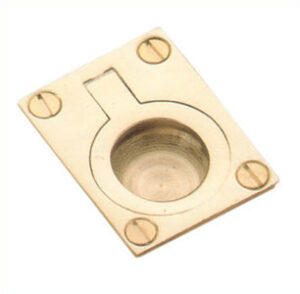 SAMUEL HEATH +P1716-A-PB Flush Ring Rectangular 29x38mm PB (EACH)