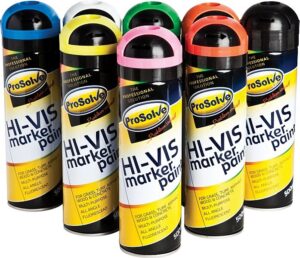 PROSOLVE Hi-vis Marker Paint Fluorescent Yellow 500ml (EACH)