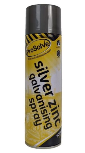 PROSOLVE Zinc Galvanising Spray Silver 500ml (EACH)