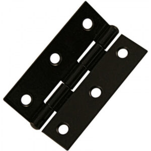 Light Steel Hinges 75mm Black (HINGE)