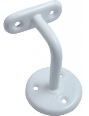 PERRY Handrail Bracket 75mm White (EACH)