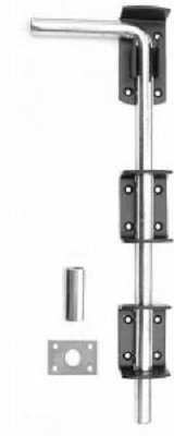 Garage Door Drop Bolt 300mm Black (EACH)