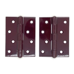 PERRY Strong Steel Butt Hinge 100mm Hewi Burgundy (HINGE)