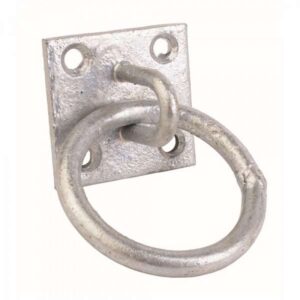 Chain Ring On Plate Galvanised (EACH)