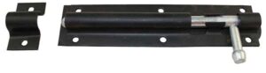 PERRY Tower Bolt Straight 300mm Black (EACH)