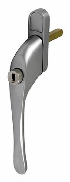 Upvc Window Handle Inline Fastener Lockg Silv (EACH)
