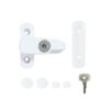 Upvc Window/door Jammer Lockable White (EACH)