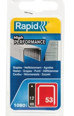 RAPID Staple Type 53 12mm Galv (PK 1200)