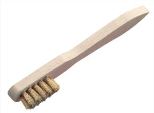 LESSMANN Wire Brush Brass Small Hand 2 Row (EACH)
