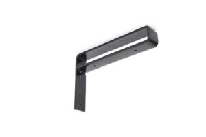 Belt Bracket 200mm x 126mm Deep 22mm Th Black (EACH)