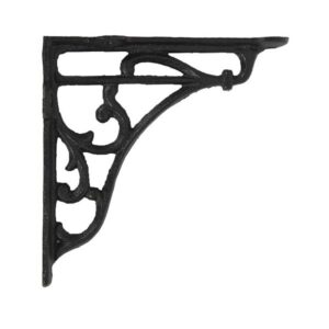 Ornate Bracket 200x200mm Matt Black (EACH)