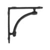 Rustic Arch Bracket 270x270mm Matt Black (EACH)