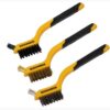 ROUGHNECK ROU52005 Mini Wire Brush Set 3Pce 1ea SS Brass & Nylon (SET)
