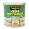 RUSTINS Varnish Int Poly Clear Matt 500ml (EACH)