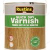 RUSTINS Quick-Drying Int Clear Varnish Matt 1.0l (EACH)