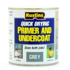 Qd Int/Ext Wood Primer/Undercoat Grey 500ml (EACH)