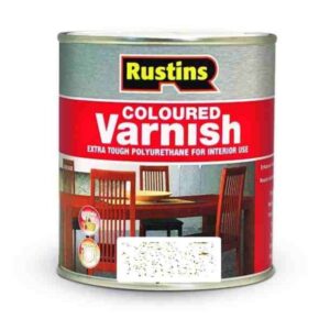 RUSTINS Varnish Stained Int Poly Satin Ant Pine 250ml (EACH)