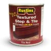 Qd Textured Step & Tile Paint Gloss Red 500ml (EACH)