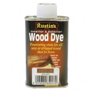 RUSTINS Wood Dye Walnut Int/Ext (Turps) 1.0l (EACH)