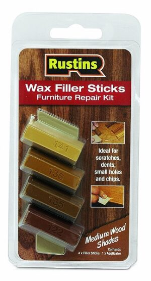 BRIWAX Wax Filler Repair Stick Kit Medium Pk4 (PK 4)