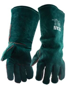 SCAN Gloves Garden Gauntlet Green Lge (PAIR)