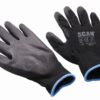 SCAN Dipped Pu Gloves (5) (5 PR)