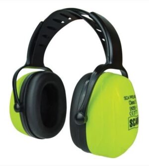 SCAN Scan Ear Defenders Hi-vis 33db (EACH)