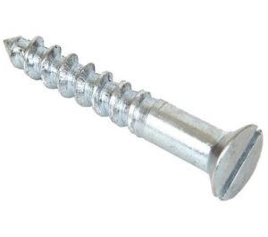 WoodScrew CSK 6x1.1/4 Brass/CP (EACH)