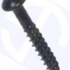 FRIULSIDER 07400E30016 Woodscrew Round Pozi 3.0x16mm Black ZP (EACH)