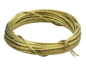 Picture Wire No1 Brass 3 Metres (PACK)