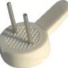Hard Wall Hooks Small Pack 5 White (PK 5)