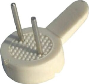 Hard Wall Hooks Small Pack 5 White (PK 5)